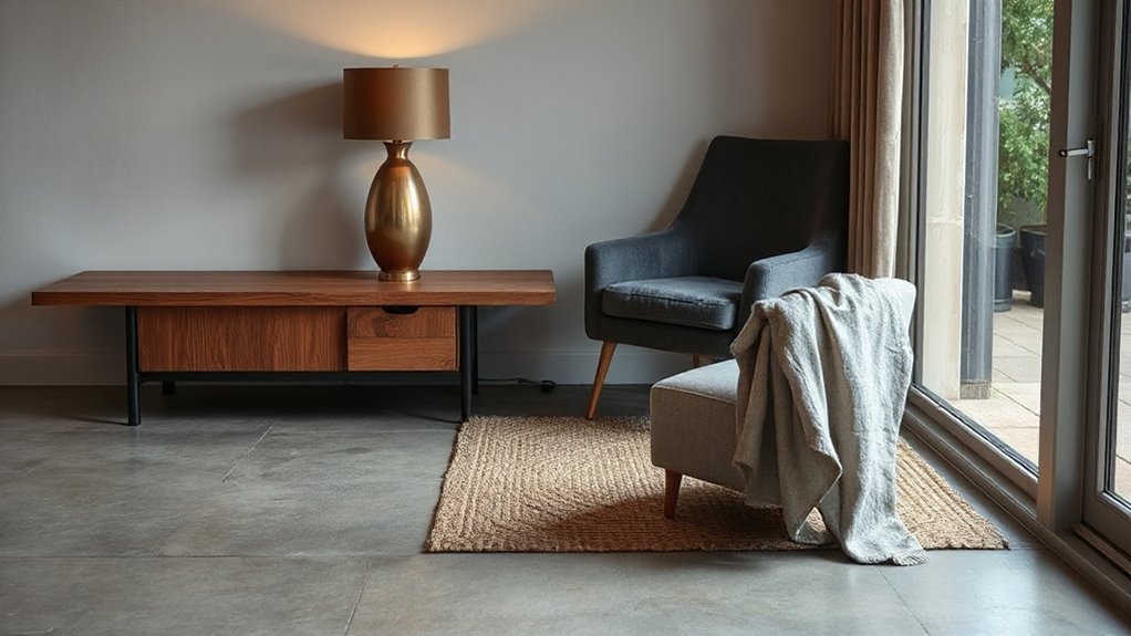 balanced textured interior design