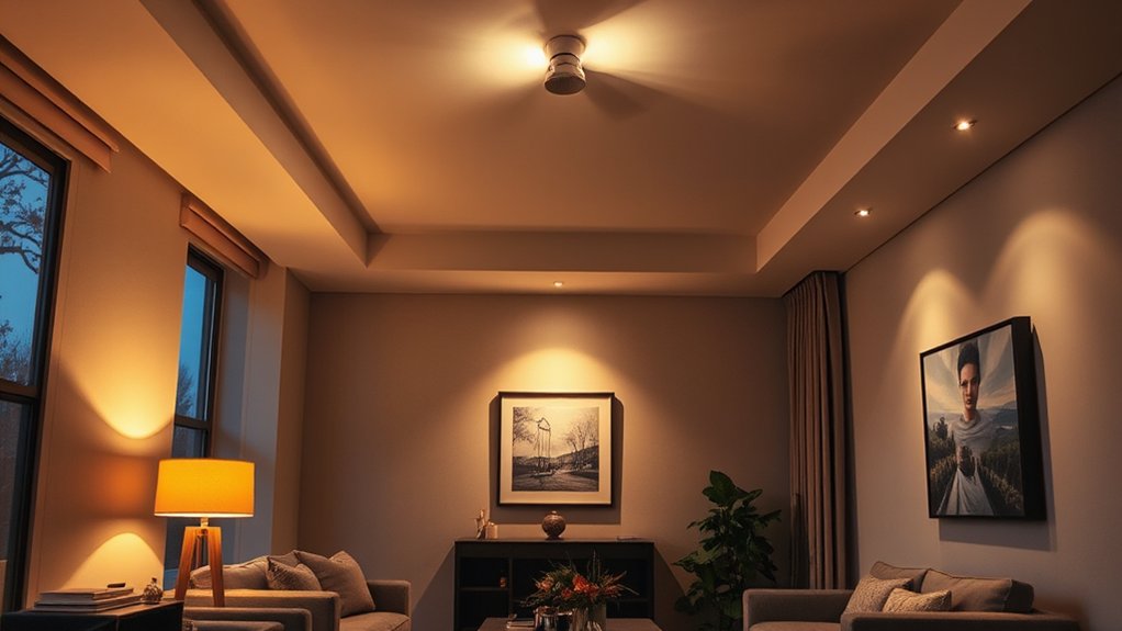 balancing lighting for ambiance