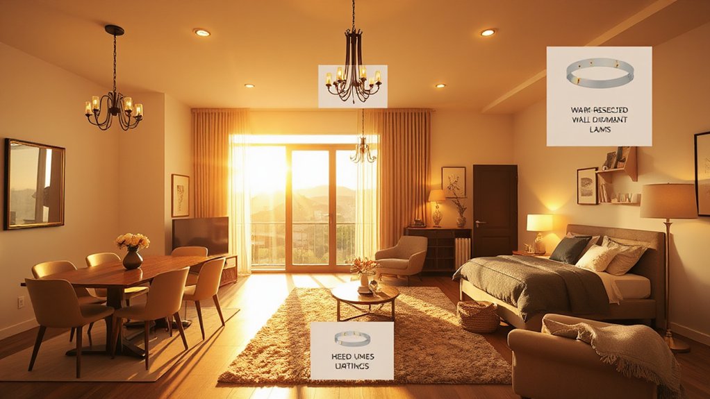 choose fixtures for each room
