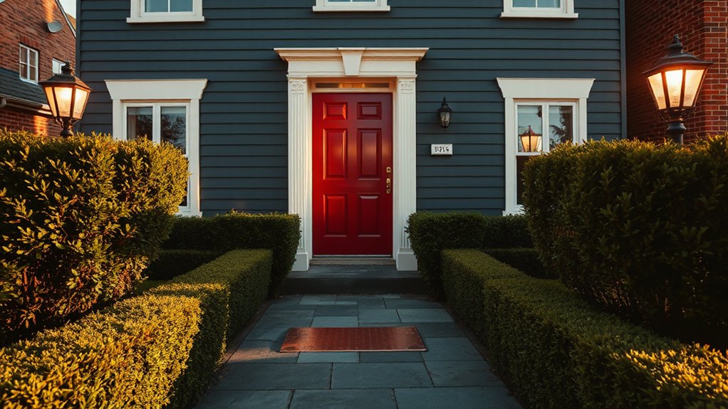 color psychology enhances curb appeal