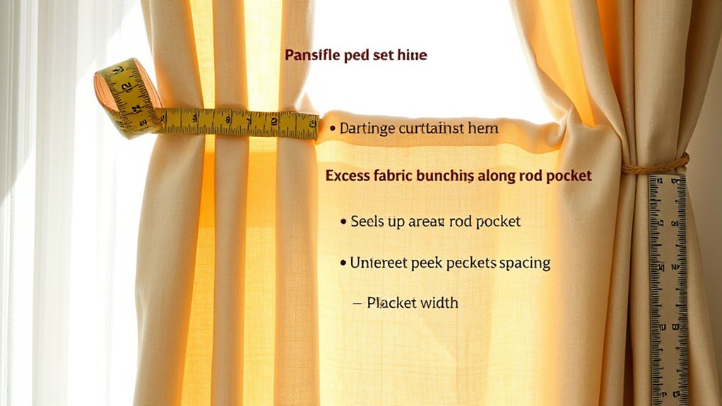 common curtain measurement errors