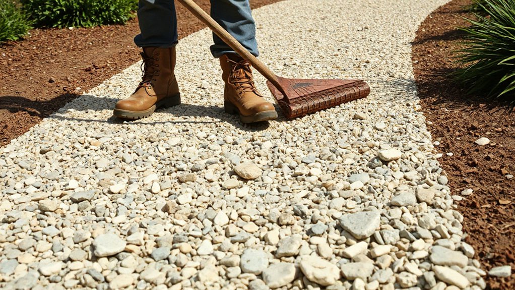 compact gravel for stability