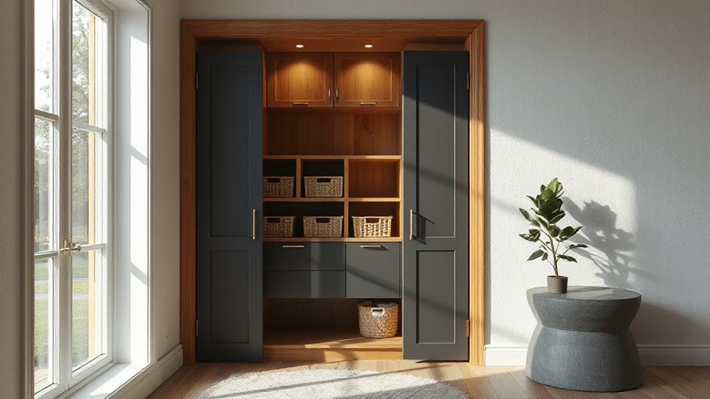 concealed versatile storage solutions