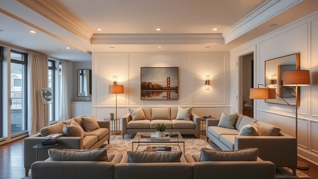create warm layered ambiance