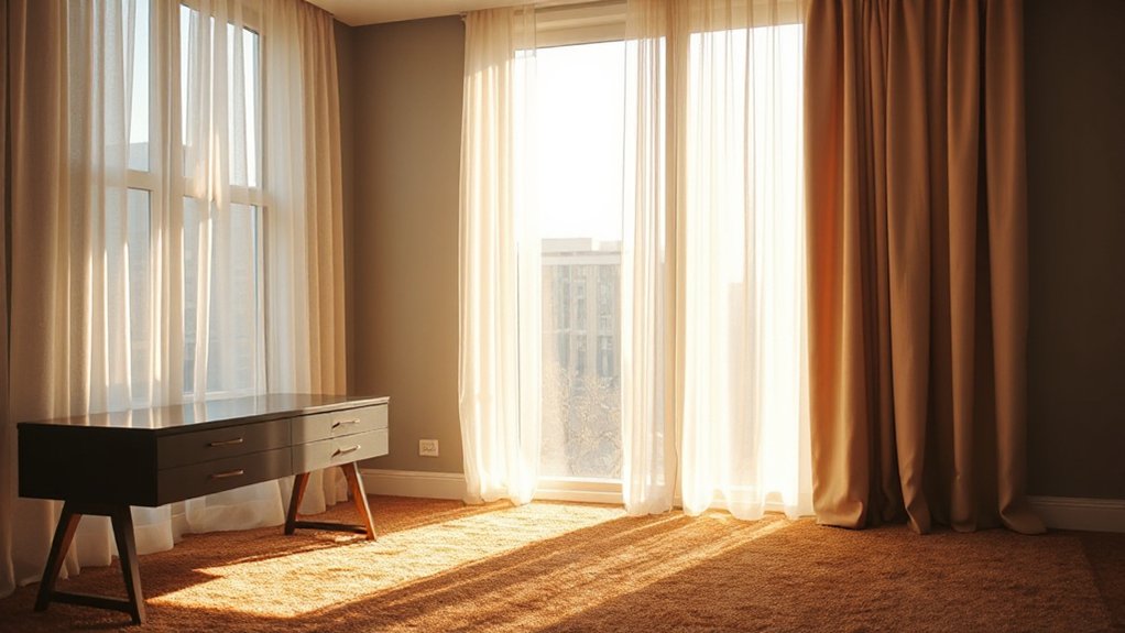 curtain length affects light