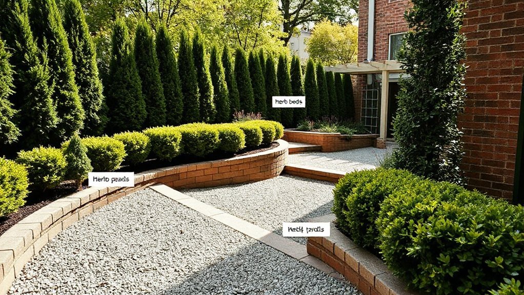 efficient flowing garden pathways