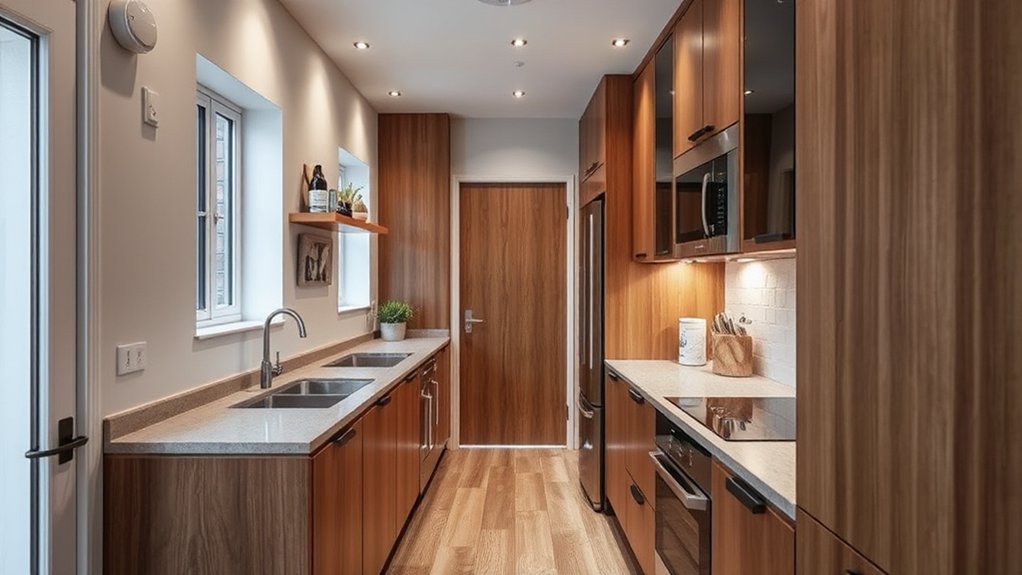 efficient organized kitchen layout