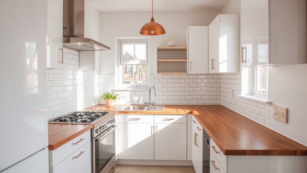 efficient terraced kitchen design