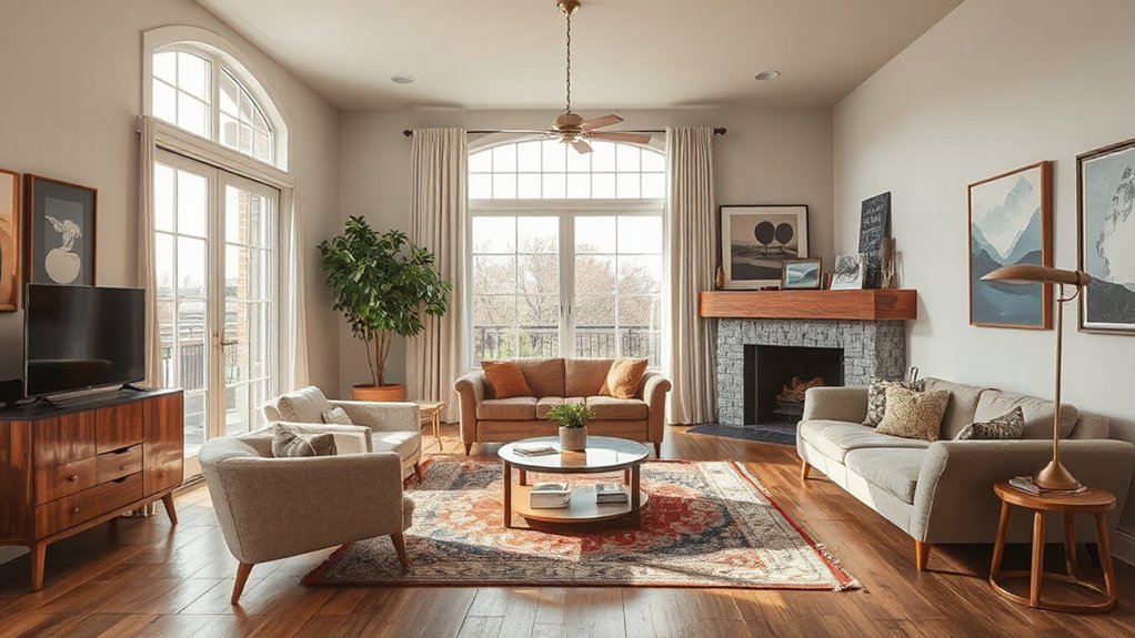 era driven cohesive interior design