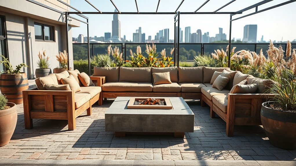 flexible outdoor seating arrangements