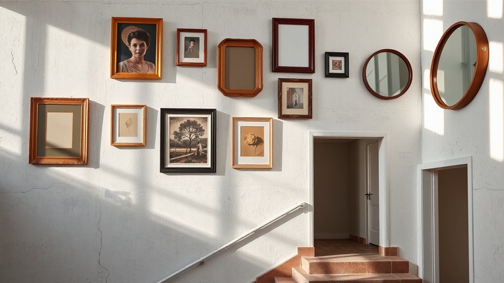 flowing uneven gallery layouts