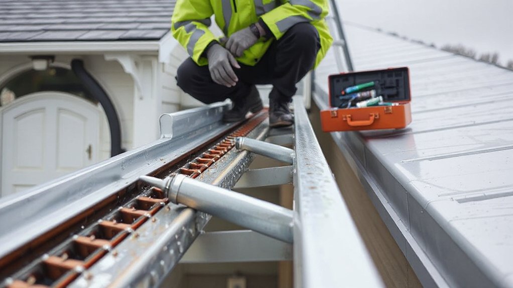 gutter cleaning and repair