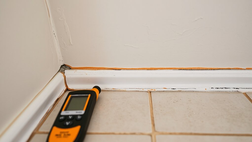 hidden moisture and mold buildup