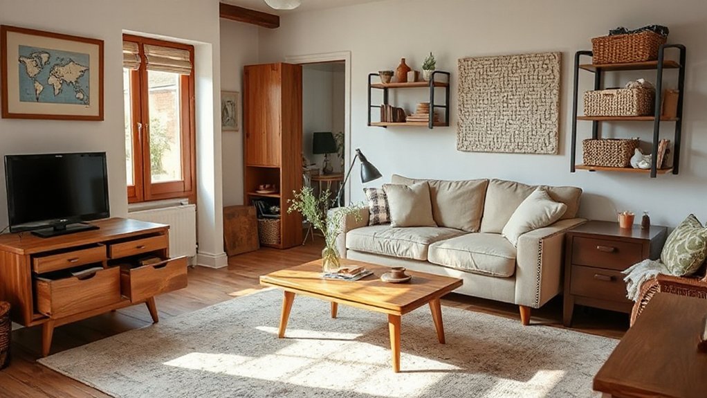 hidden multi purpose storage furniture