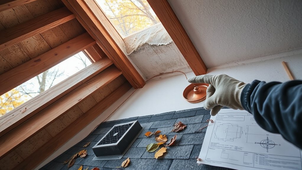 identify and trace roof leaks