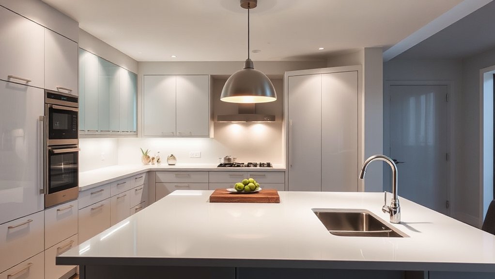 layered lighting for kitchens
