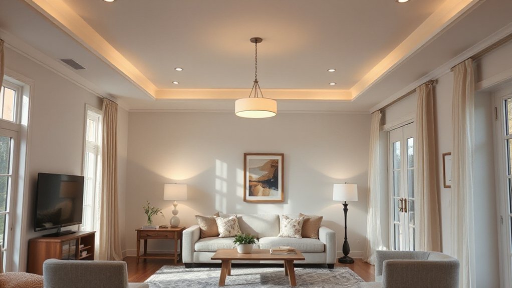 lighting enhances space perception