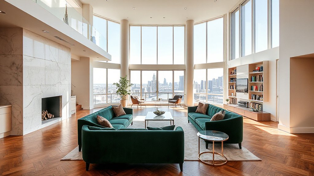 luxurious textures and finishes