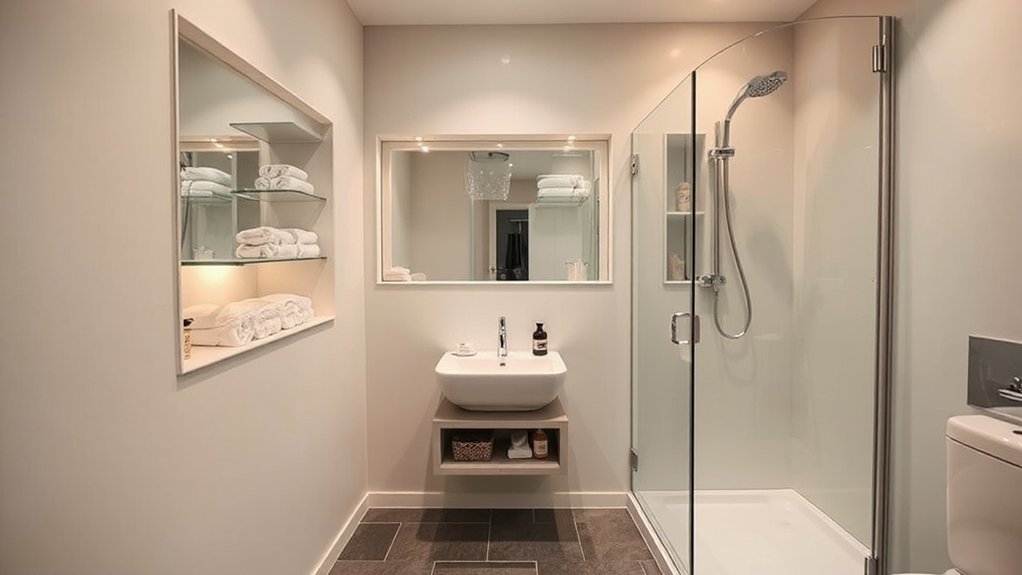 maximize space with streamlined fixtures