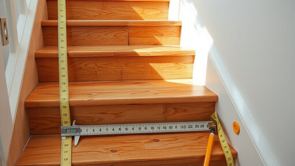 measure stairs accurately
