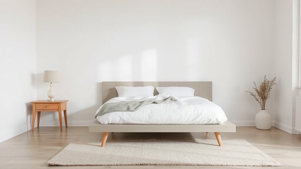 neutral tones promote restful ambiance