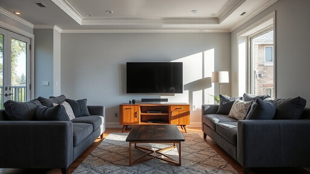 optimal tv viewing height