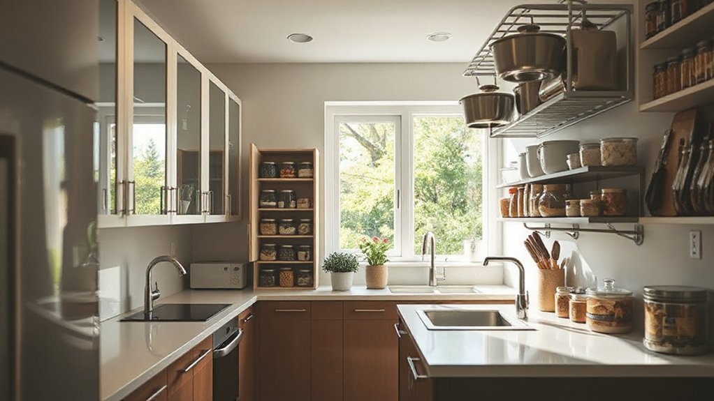 optimize small kitchen storage