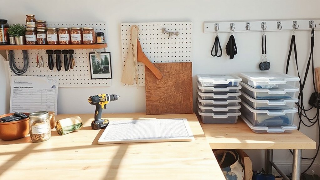 organized clutter free surface tips