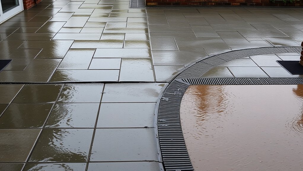 prepare outdoor surfaces for rain