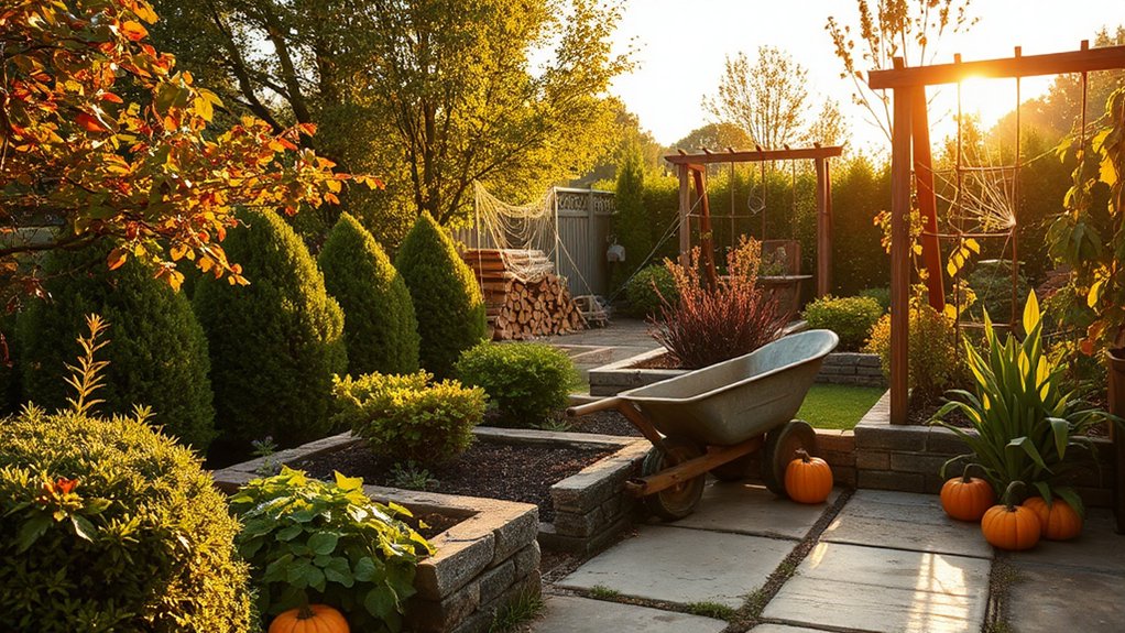 preparing garden for autumn