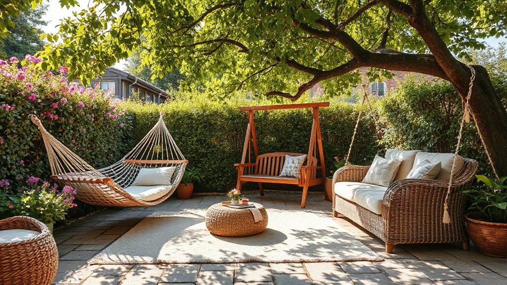 relaxing personalized outdoor retreat