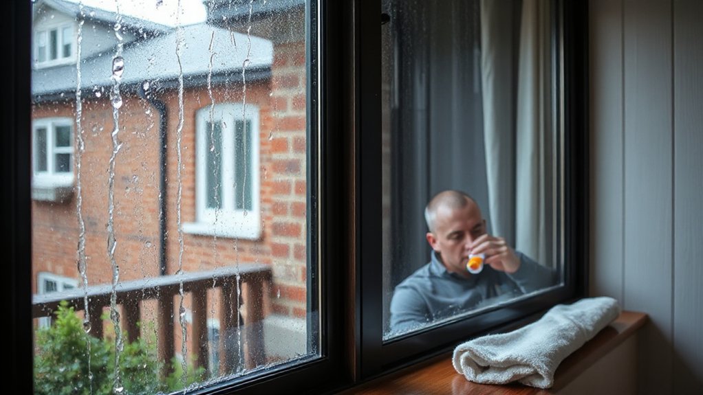 repairing window leaks during rain