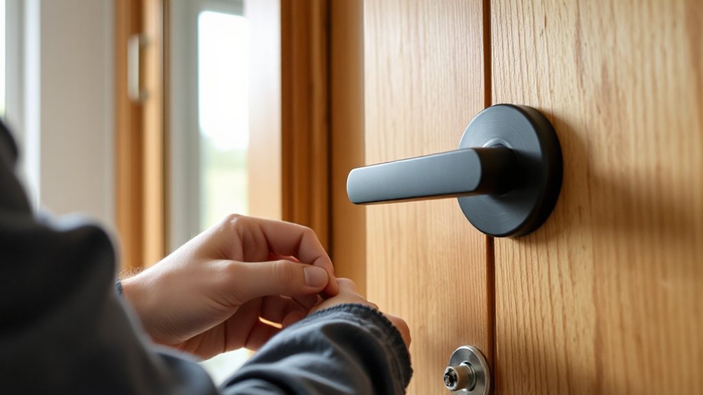 select matching door hardware
