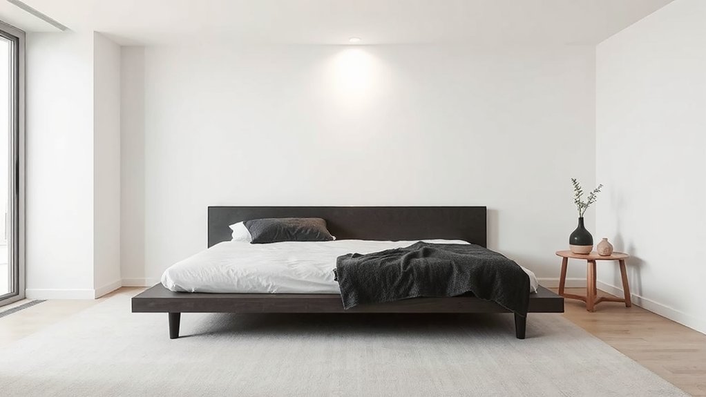 simple soothing bedroom design