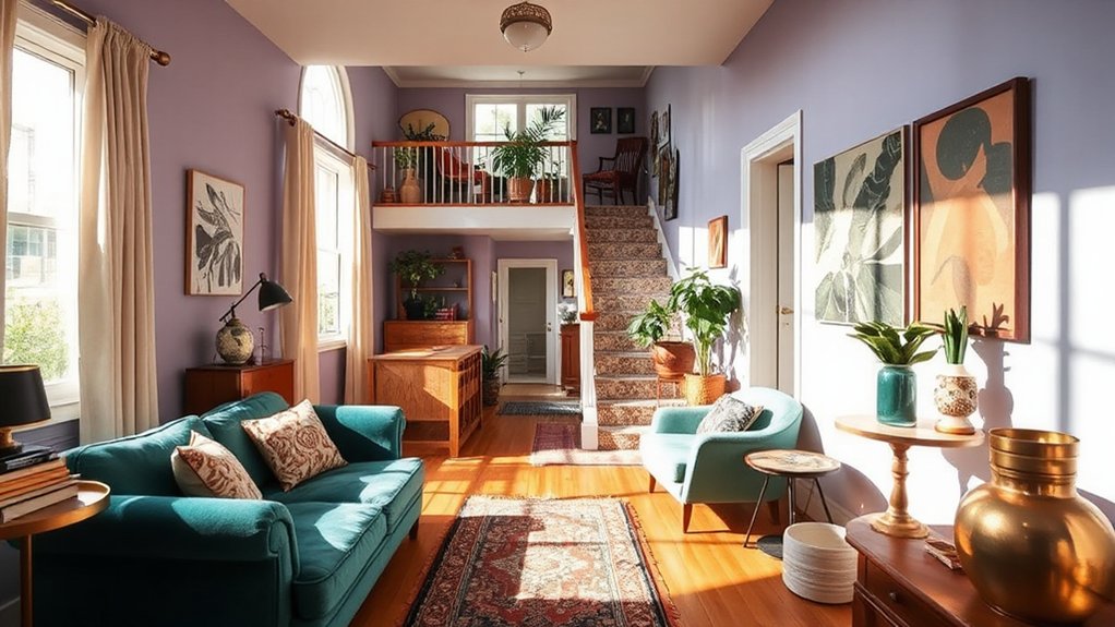 stylish vibrant town interiors