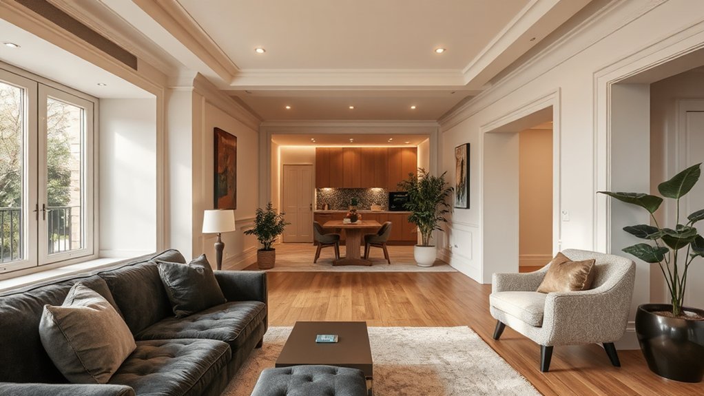 subtle zoning and flow