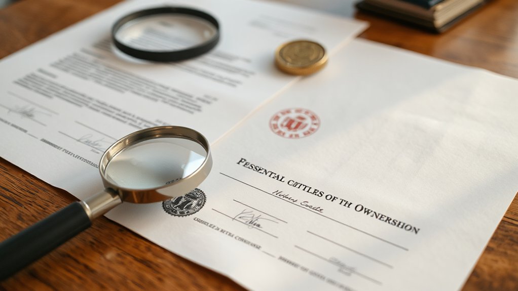 verifying deed and encumbrances