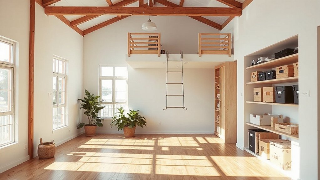 vertical hidden storage solutions