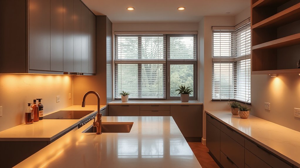 warm layered understated lighting