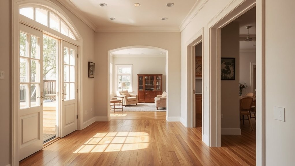 widen doorways for flow